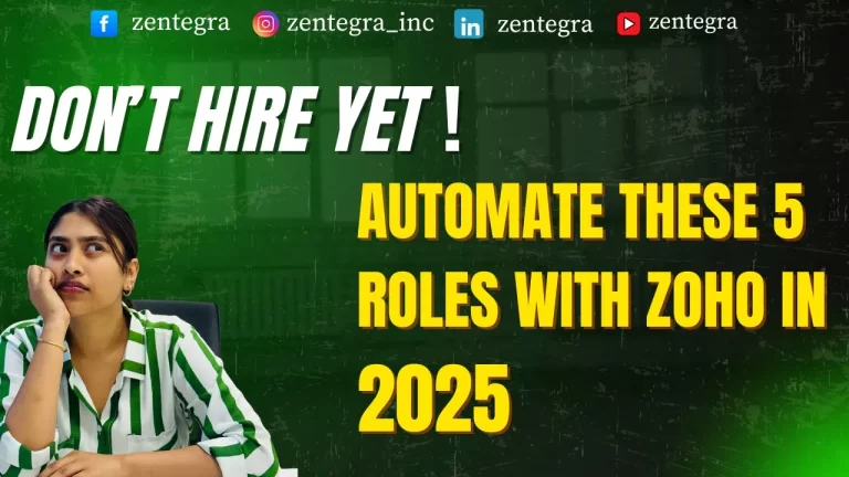 Zoho Automation