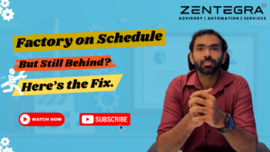 Business professional explaining factory delays despite being on schedule and offering a solution