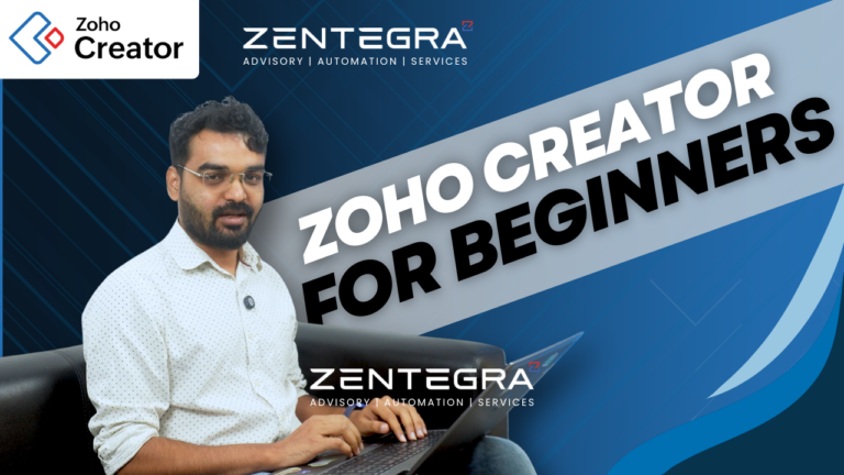 zoho creator app development